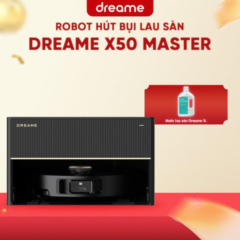 ROBOT HÚT BỤI LAU NHÀ DREAME X50 MASTER – BẢN QUỐC TẾ