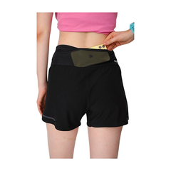 Quần Short Thể Thao Chạy Bộ Nữ Đa Năng MOTIVE WOMAN SHORT BELT -Màu Đen