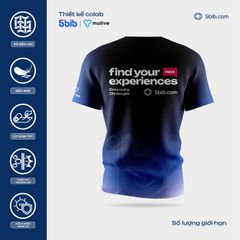 [5BIB x MOTIVE COLLECTION] Áo Thun Thể Thao Chạy Bộ T-Shirt