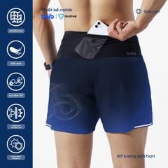 [5BIB x MOTIVE COLLECTION] Quần Short Thể Thao Chạy Bộ Nam Đa Năng MOTIVE MEN SHORT BELT