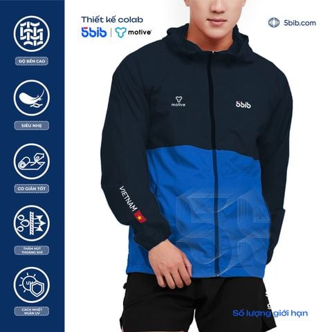 [5BIB x MOTIVE COLLECTION] Áo Khoác Thể Thao UNISEX