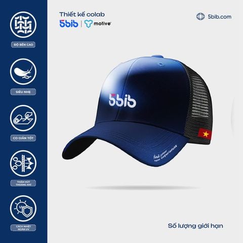 [5BIB x MOTIVE COLLECTION] Mũ Lưới Thể Thao