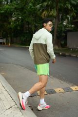 Áo Khoác Thể Thao UNISEX MOTIVE JACKET Supper Light - Màu Xanh Rêu Phối