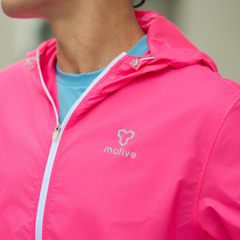 Áo Khoác Thể Thao UNISEX MOTIVE JACKET Supper Light - Màu Hồng