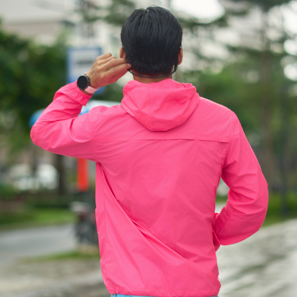 Áo Khoác Thể Thao UNISEX MOTIVE JACKET Supper Light - Màu Hồng