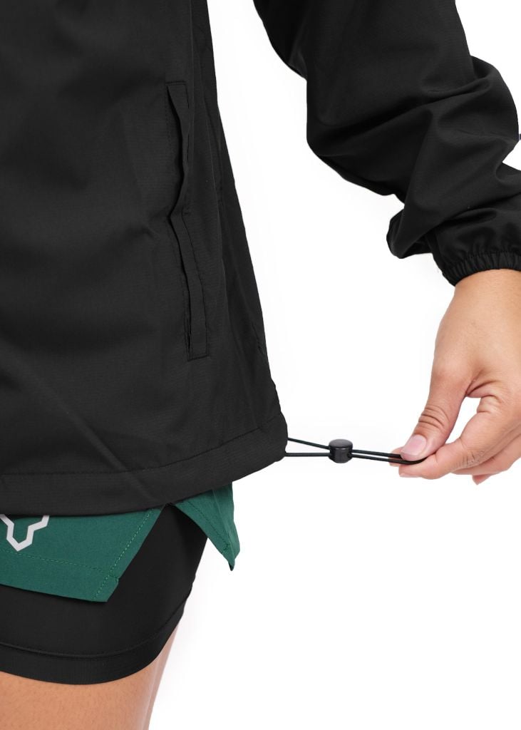 Áo Khoác Thể Thao UNISEX MOTIVE JACKET Supper Light - Màu Đen