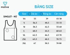 [Nữ] Áo Thun Thể Thao Chạy Bộ Nữ MOTIVE WOMAN Airwear Singlet (30g) - (Màu Cam)