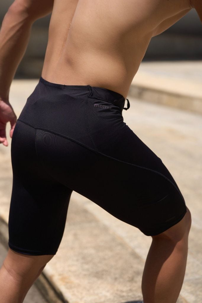 QUẦN THỂ THAO CHẠY BỘ BÓ CƠ NAM MOTIVE MEN COMPRESSION SHORTS - Màu Đen