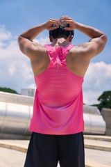 Áo Thun Thể Thao Chạy Bộ Nam MOTIVE Men Race Singlet (49g) - (Màu Hồng)