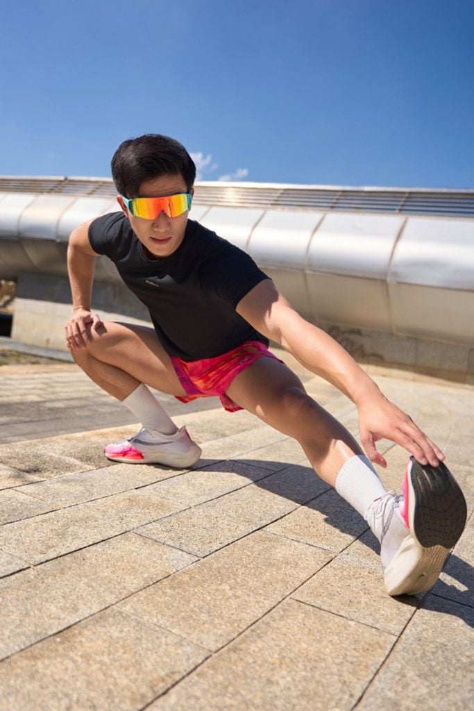 Quần Short Thể Thao Chạy Bộ Nam Đa Năng MOTIVE MEN SHORT BELT - Màu Hồng/ Cam hoạ tiết