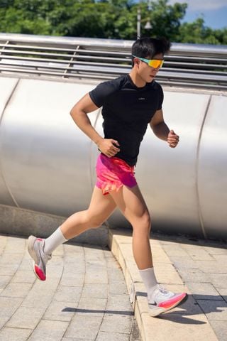Áo Thun Thể Thao Chạy Bộ Nam MOTIVE Men Basic Color T-Shirt - Màu Đen