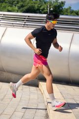 [TM 102] Áo Thun Thể Thao Chạy Bộ Nam MOTIVE Men Basic Color T-Shirt - Màu Đen