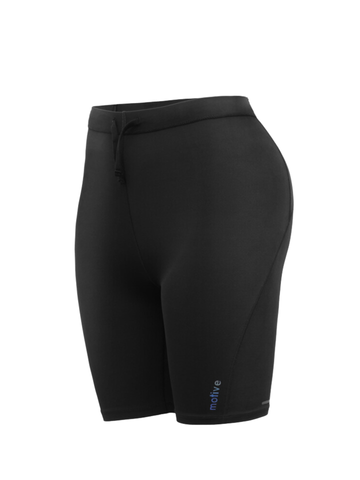 QUẦN THỂ THAO CHẠY BỘ BÓ CƠ NỮ MOTIVE WOMAN COMPRESSION SHORTS - Màu Đen