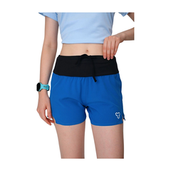 Quần Short Thể Thao Chạy Bộ Nữ Đa Năng MOTIVE WOMAN SHORT BELT - Màu Xanh Dương
