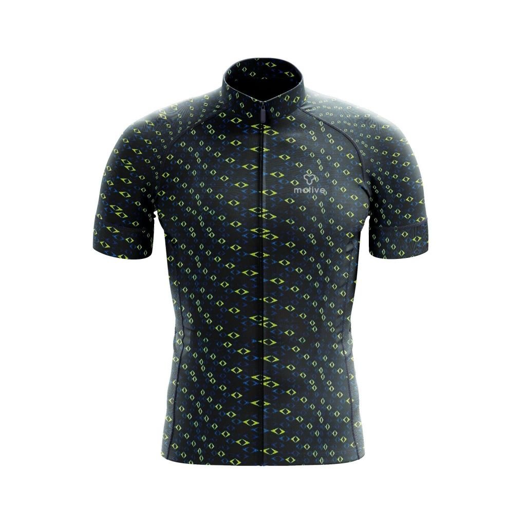 [Nam] Áo Thun Thể Thao Đạp Xe Nam MOTIVE MEN CYCLING ENDURO - Đen Họa Tiết