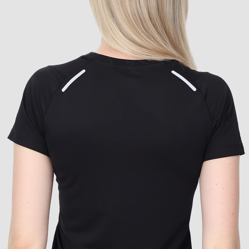 Áo Thun Thể Thao Chạy Bộ Nữ MOTIVE Women Training T-Shirt - Màu Đen