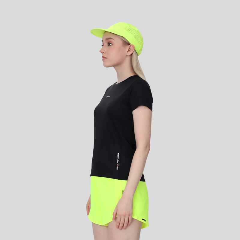 Áo Thun Thể Thao Chạy Bộ Nữ MOTIVE Women Training T-Shirt - Màu Đen