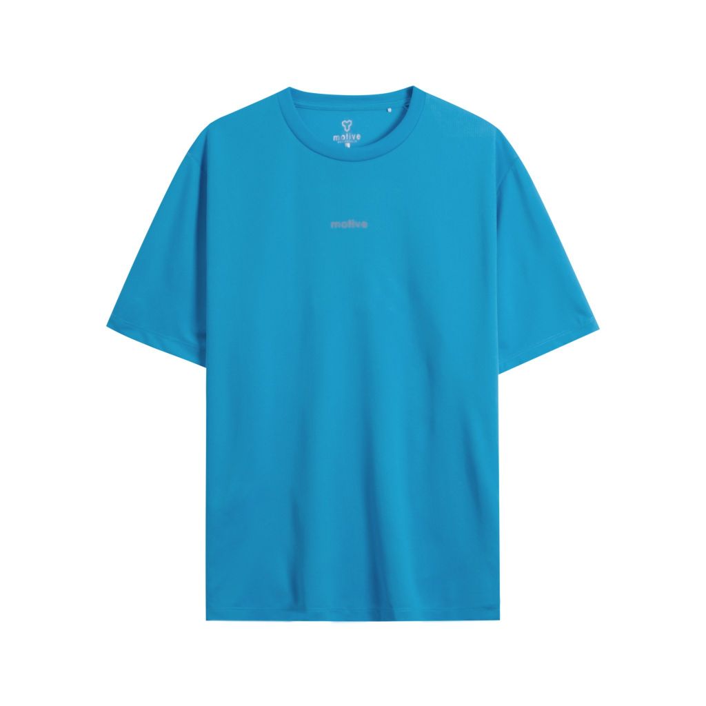 Áo thun thể thao chạy bộ Nam MOTIVE Men Basic Color T-Shirt - Màu Xanh Dương