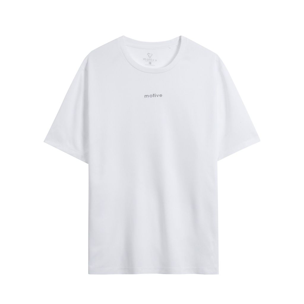 Áo Thun Thể Thao Chạy Bộ Nam MOTIVE Men Basic Color T-Shirt - Màu Trắng