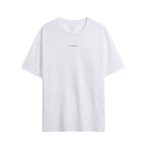 Áo Thun Thể Thao Chạy Bộ Nam MOTIVE Men Basic Color T-Shirt - Màu Trắng