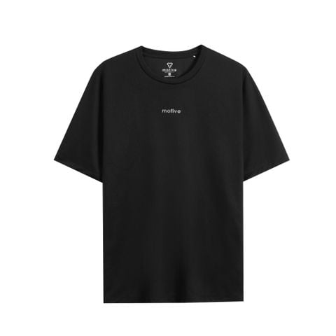 Áo Thun Thể Thao Chạy Bộ Nam MOTIVE Men Basic Color T-Shirt - Màu Đen