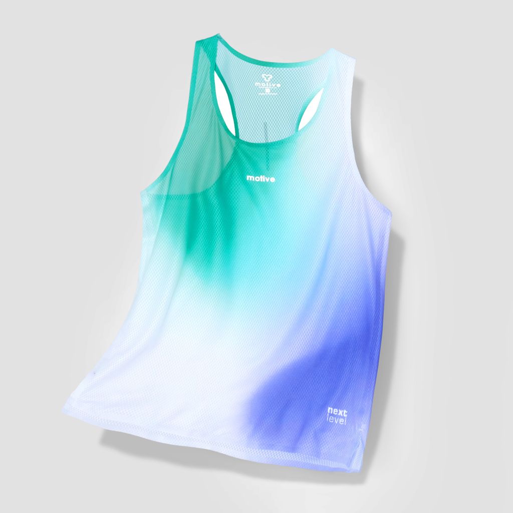 [Nam] Áo Thun Thể Thao Chạy Bộ Nam MOTIVE Men Airwear Singlet (37g) - (Màu Xanh)