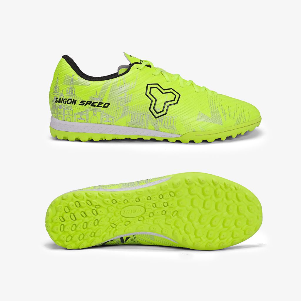 Giày Bóng Đá Motive Sài Gòn SPEED - Màu Xanh NEON