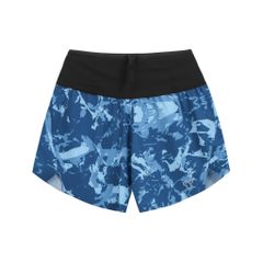 Quần Short Thể Thao Chạy Bộ Nam Đa Năng MOTIVE MEN SHORT BELT - Màu Xanh Họa Tiết (Chưa Bao Gồm Lót Trong)