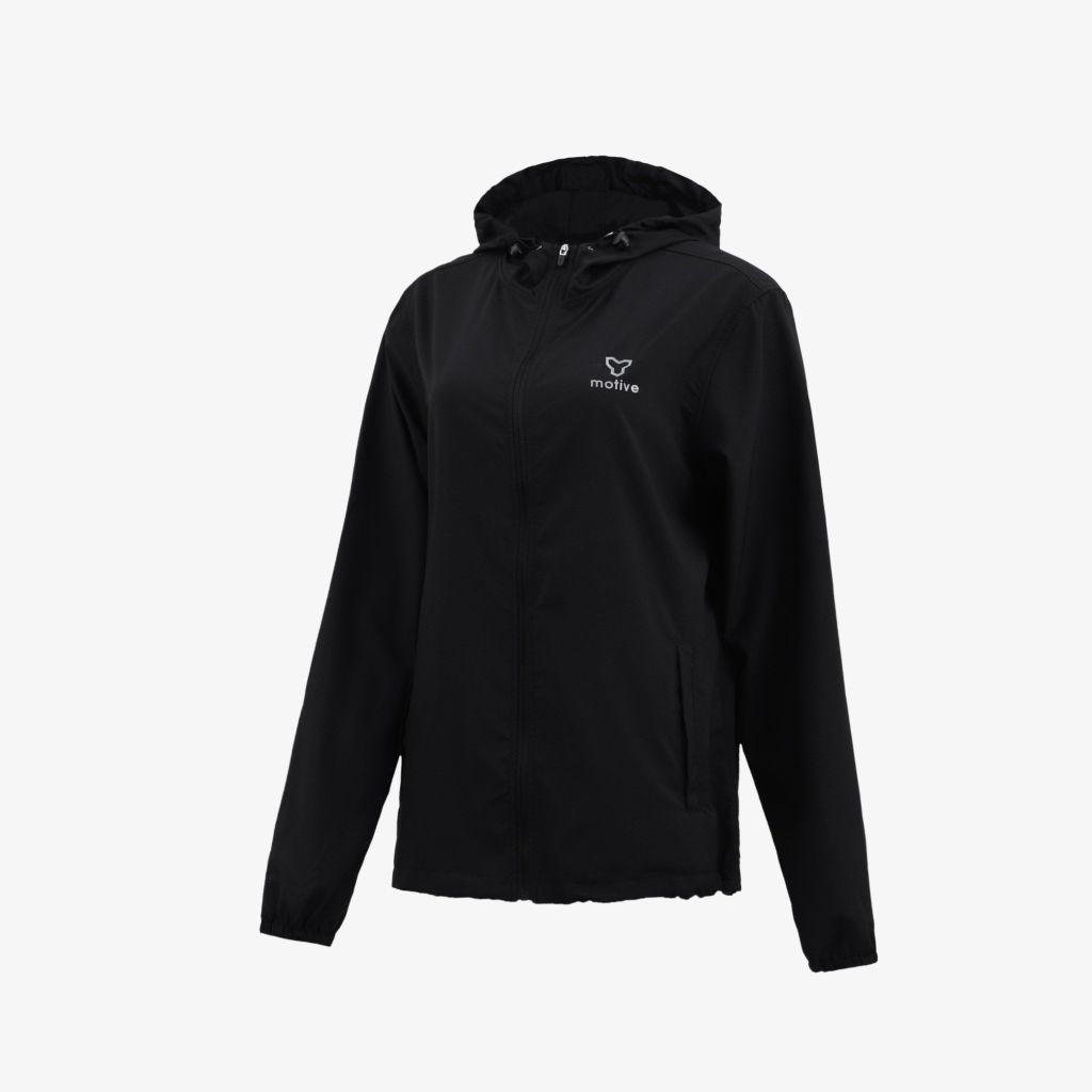 Áo Khoác Thể Thao UNISEX MOTIVE JACKET Supper Light - Màu Đen