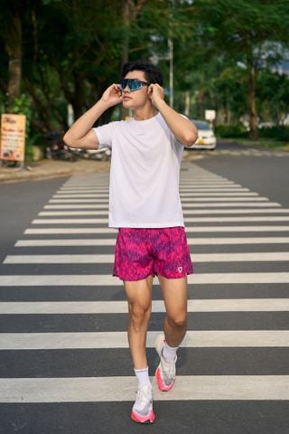 Áo Thun Thể Thao Chạy Bộ Nam MOTIVE Men Basic Color T-Shirt - Màu Trắng