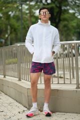 Áo Khoác Thể Thao UNISEX MOTIVE JACKET Supper Light - Màu Trắng