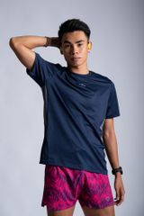 Áo Thun Thể Thao Chạy Bộ Nam MOTIVE Men Mix Color T-Shirt - Màu Xanh Đen