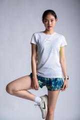 Áo Thun Thể Thao Chạy Bộ Nữ MOTIVE WM Mix Color T-Shirt - Màu Trắng