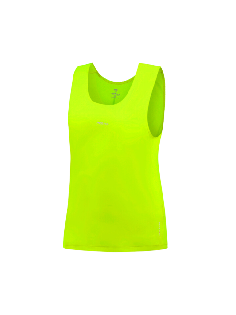 Áo Thun Thể Thao Chạy Bộ Nữ MOTIVE WOMAN Simple Color Singlet - Màu Xanh Neon