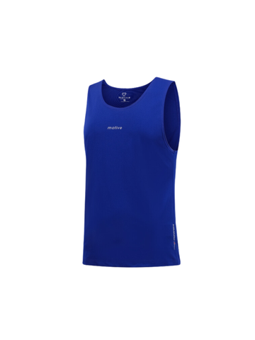 Áo Thun Thể Thao Chạy Bộ Nam MOTIVE Men Simple Color Singlet - Màu Xanh Biển