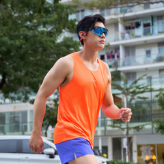 Áo Thun Thể Thao Chạy Bộ Nam MOTIVE Men Simple Color Singlet - Màu Cam