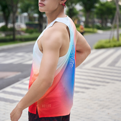 [Nam] Áo Thun Thể Thao Chạy Bộ Nam MOTIVE Men Airwear Singlet (37g) - (Màu Cam)