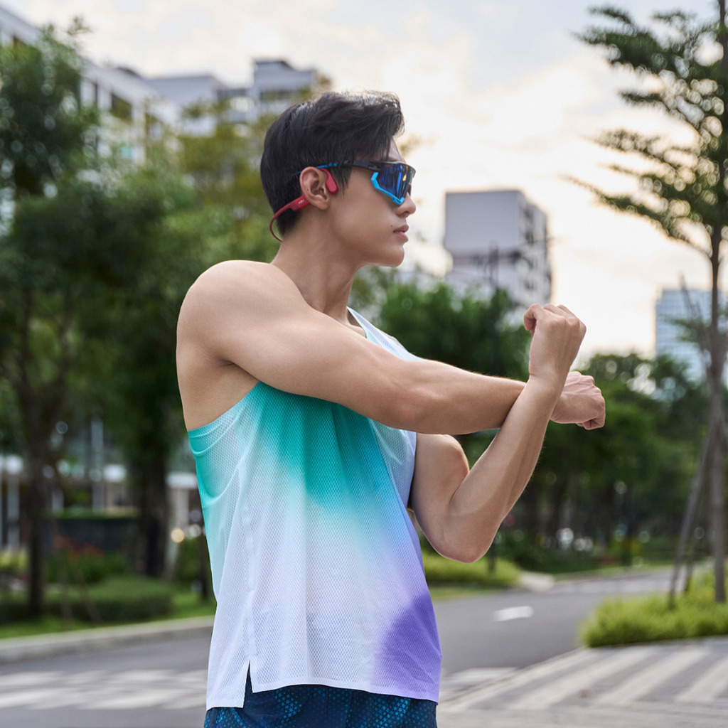[Nam] Áo Thun Thể Thao Chạy Bộ Nam MOTIVE Men Airwear Singlet (37g) - (Màu Xanh)