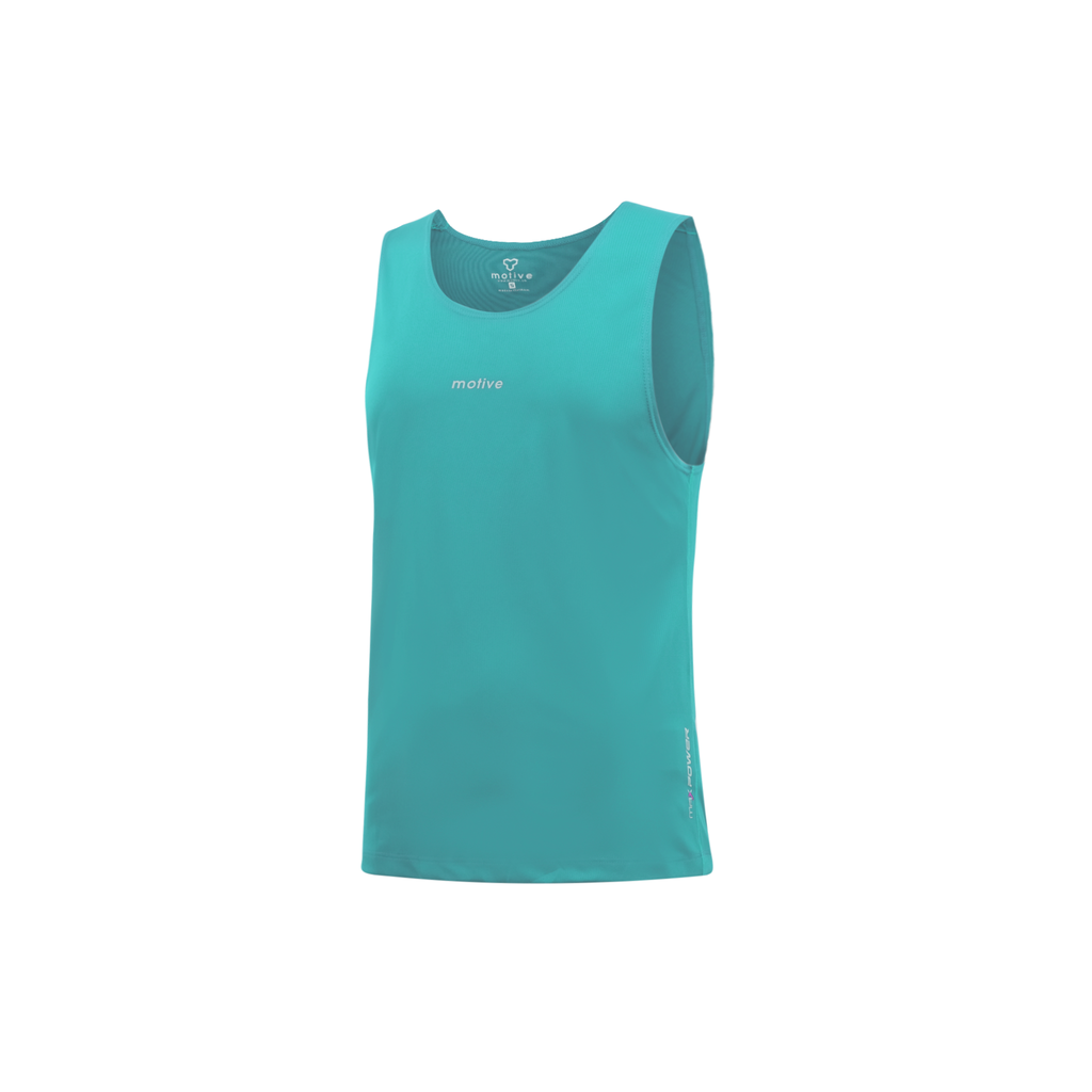 Áo Thun Thể Thao Chạy Bộ Nam MOTIVE Men Simple Color Singlet - Màu Xanh Ngọc