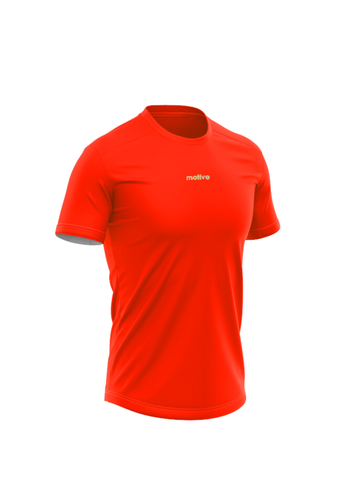Áo Thun Thể Thao Chạy Bộ Nam MOTIVE Men Basic Color T-Shirt - Màu Đỏ