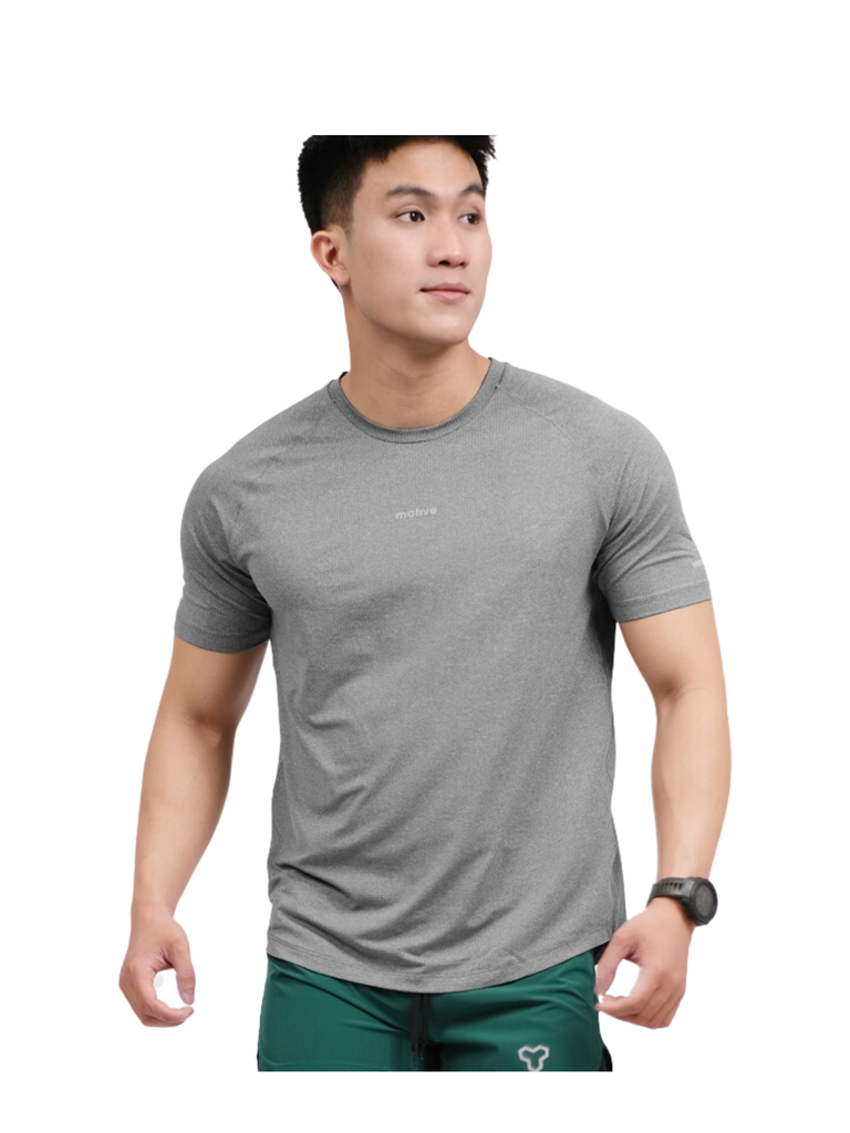 Áo Thun Thể Thao Chạy Bộ Nam MOTIVE Men Training T-Shirt - Màu Xanh