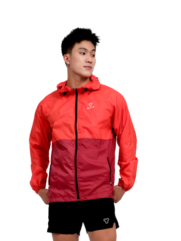 Áo Khoác Thể Thao UNISEX MOTIVE JACKET Supper Light - Màu Cam Đỏ