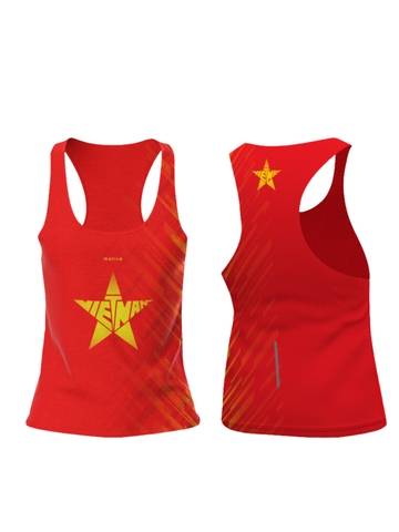 Áo Thể Thao Chạy Bộ Nữ Motive WOMAN Singlet Việt Nam