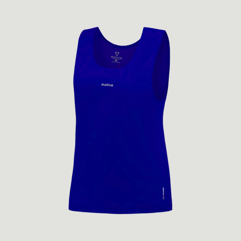 Áo Thun Thể Thao Chạy Bộ Nữ MOTIVE WOMAN Simple Color Singlet - Màu Xanh Biển Đậm