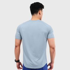 Áo Thun Thể Thao Chạy Bộ Nam MOTIVE Men Training T-Shirt - Màu xanh nhạt