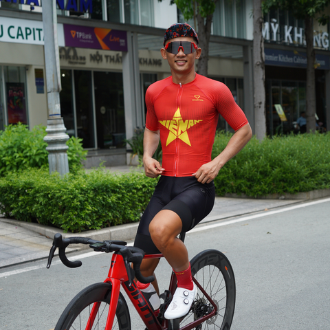 Áo Đạp Xe Nam Motive Men Cycling Jersey - VIETNAM