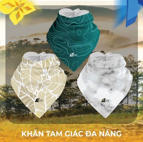 Khăn Đá Tam Giác Đa Năng – BST [THE NEW GAME – MOTIVE x DALAT ULTRA TRAIL]