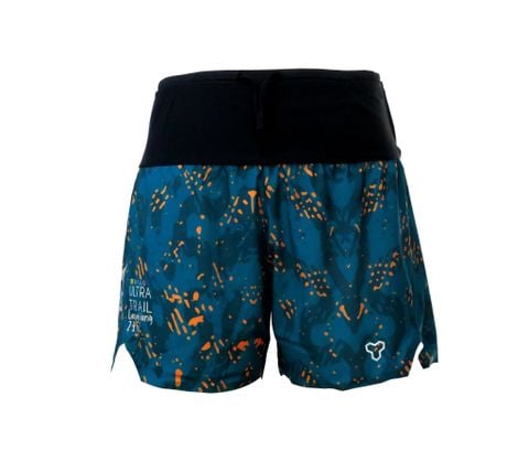 [NAM] Quần Short Thể Thao Chạy Bộ Nam Đa Năng MOTIVE MEN SHORT BELT Màu Xanh Hoạ Tiết  - BST [THE NEW GAME - MOTIVE x DALAT ULTRA TRAIL]