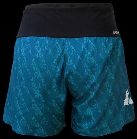 [NỮ] Quần Short Thể Thao Chạy Bộ Nữ Đa Năng MOTIVE WM SHORT BELT Màu Xanh Dương - BST [THE NEW GAME - MOTIVE x DALAT ULTRA TRAIL]