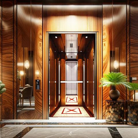  TK02 - Thang máy Pacific SP820 - Không phòng máy, máy kéo không hộp số 